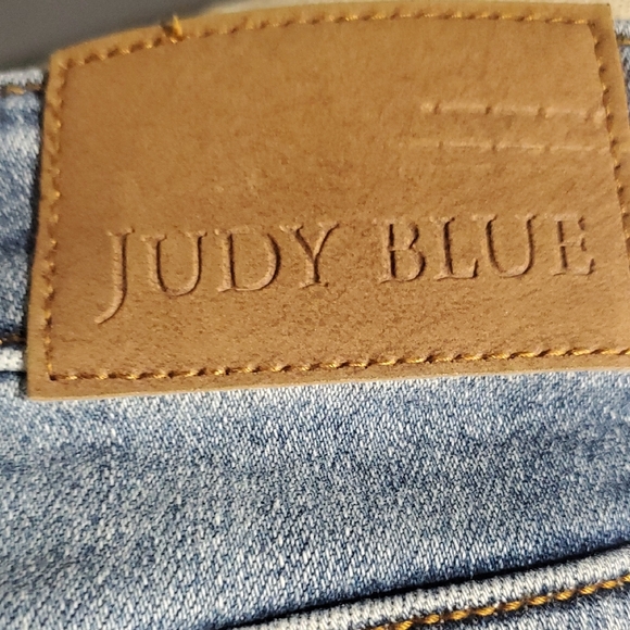 Judy Blue Straight Leg Jeans in Classic Blue - Picture 13 of 14